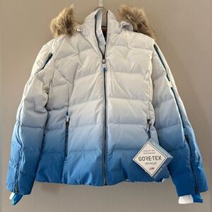 SNOW JACKET Spyder Women's Falline GTX Infinium Down Jacket - Defrost Collegiate
